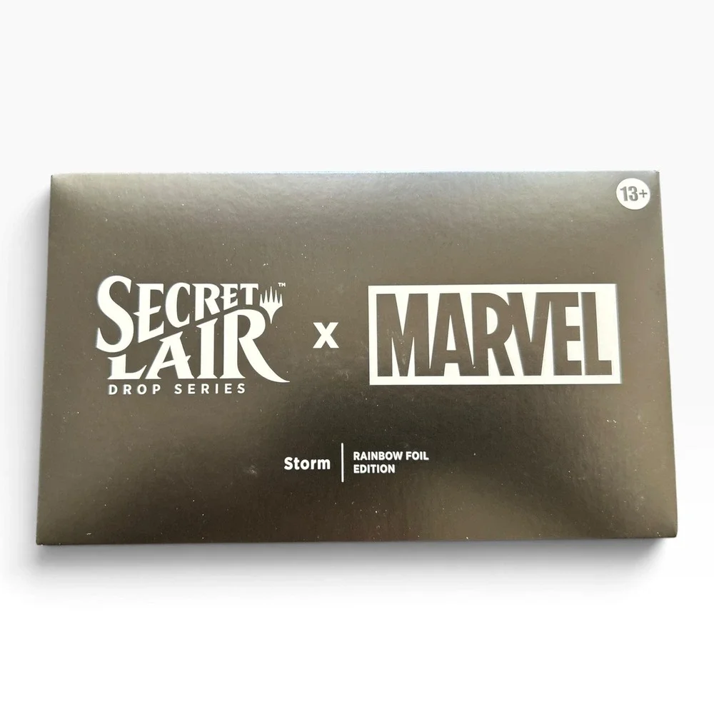 Magic The Gathering Secret Lair x Marvel Storm Rainbow Foil Edition NEW